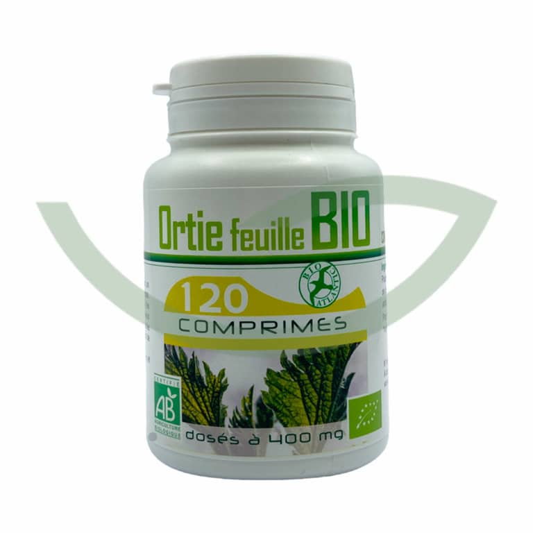 Ortie feuille bio 120 comprimés 400mg GPH Diffusion peau nette Maroc Ortie feuille bio 120 comprimés 400mg GPH Diffusion peau nette Maroc