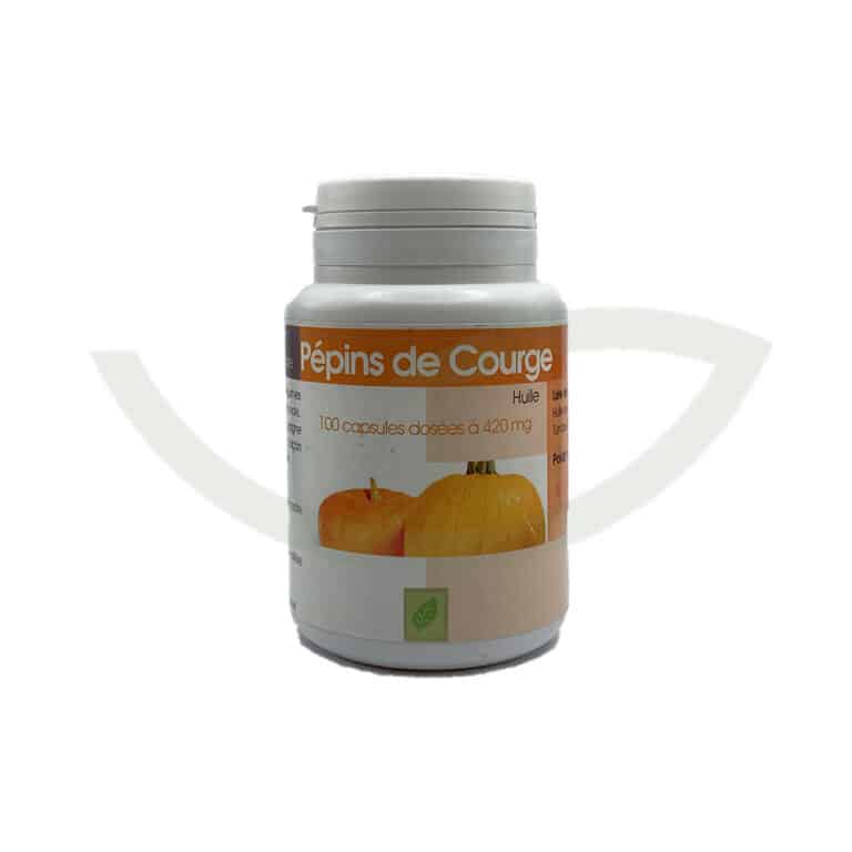 Pépins de courge 100 capsules 420mg GPH Diffusion confort urinaire Maroc Pépins de courge 100 capsules 420mg GPH Diffusion confort urinaire Maroc