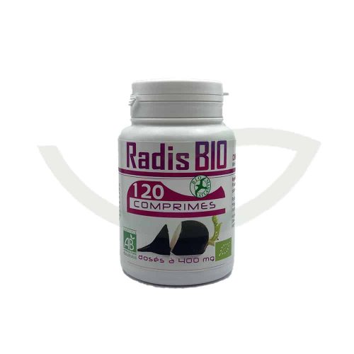 Radis bio 120 comprimés 400mg GPH Diffusion bien être du foie Maroc