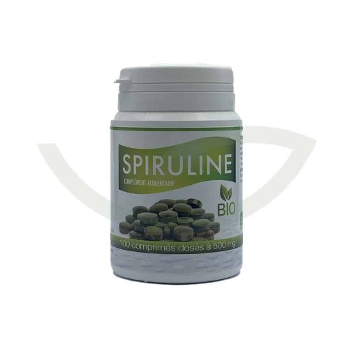 Spiruline 100 comprimés 500mg GPH Diffusion vitalité Maroc