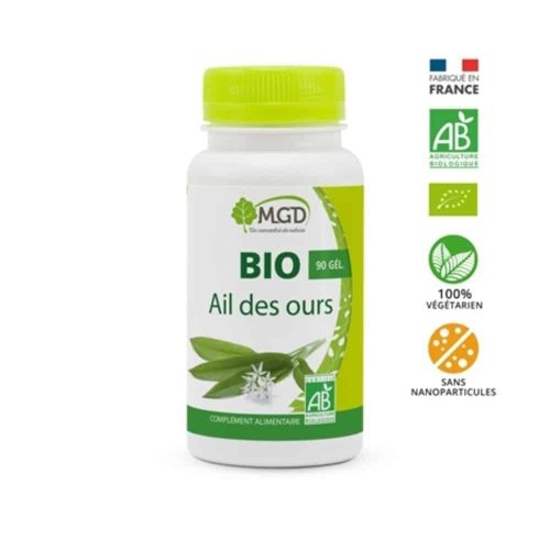 Ail des Ours Bio 90 gélules MGD Cardiovasculaire Maroc