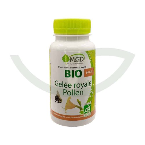Gelée royale Pollen Bio 90 gélules MGD Immunité Maroc