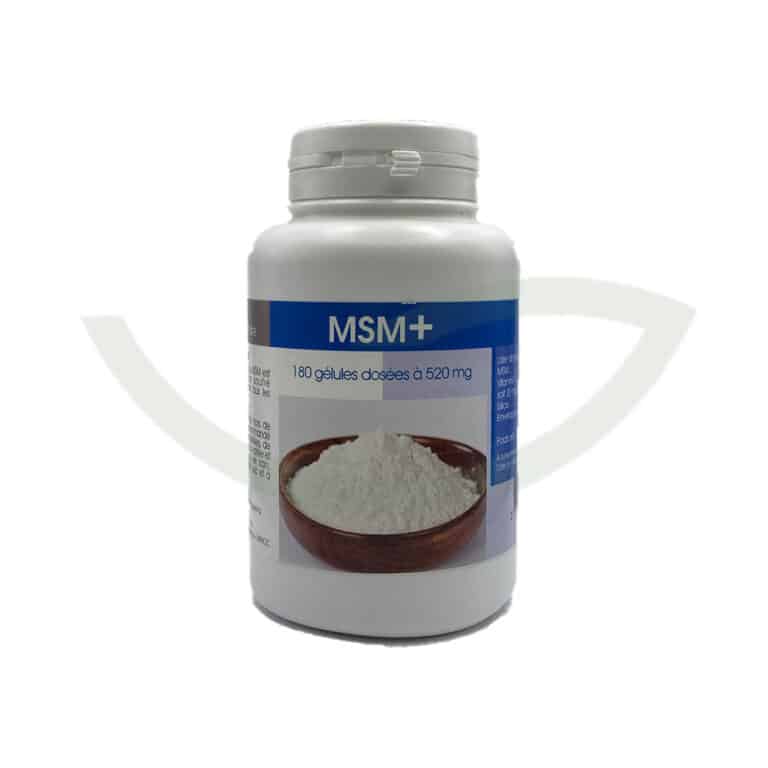 Msm+ 180 gélules 520mg GPH anti-inflammatoire Maroc Avant Msm+ 180 gélules 520mg GPH anti-inflammatoire Maroc Avant