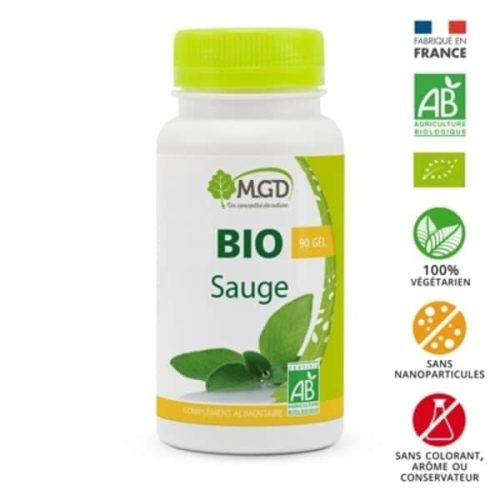 Sauge bio 90 gélules MGD Bonne digestion Maroc
