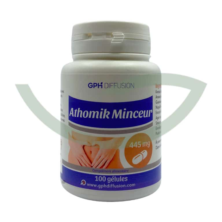 Athomik minceur 100 gélules 445mg GPH perte du poids Maroc