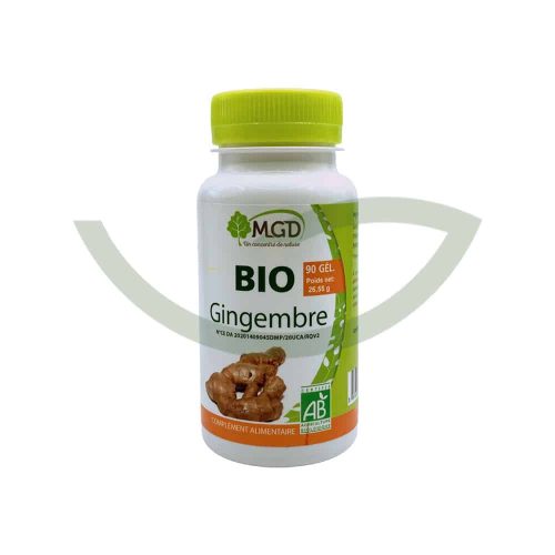 Gingembre Bio 90 gélules MGD Bien être physique Maroc
