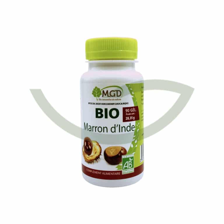 Marron d'Inde Bio 90 gélules MGD Circulation veineuse Maroc