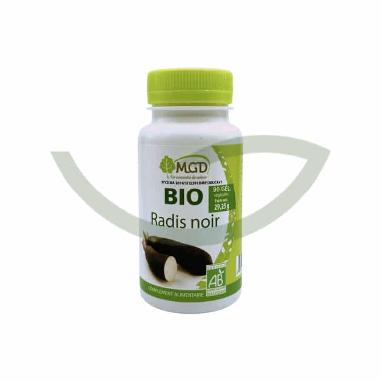 Radis Noir Bio 90 gélules MGD Digestion Maroc Radis Noir Bio 90 gélules MGD Digestion Maroc