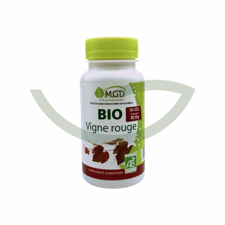 Vigne Rouge bio 90 gélules MGD Réduire la fatigue Maroc Vigne Rouge bio 90 gélules MGD Réduire la fatigue Maroc