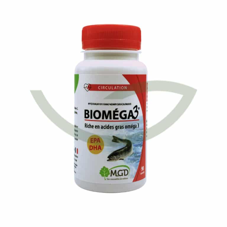 Bioméga 3 90 capsules MGD Réduire les risque de maladies Maroc Bioméga 3 90 capsules MGD Réduire les risque de maladies Maroc
