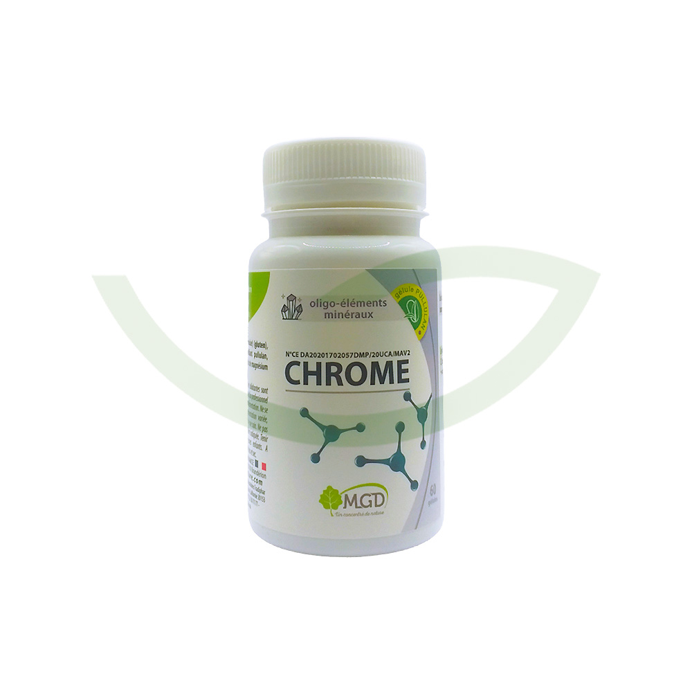 Chrome 60 gélules MGD Maintien d'une glycémie normale Maroc
