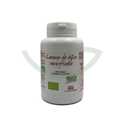 Levure de bière revivifiable 200 gélules 320mg GPH éclat des cheveux Maroc Avant