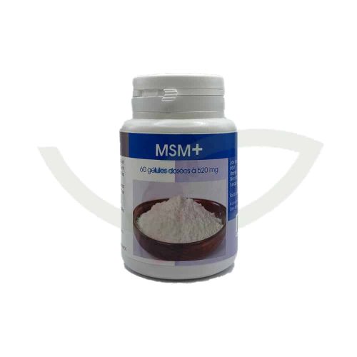 MSM+ 60 gélules 520mg GPH Diffusion Peau saine Maroc