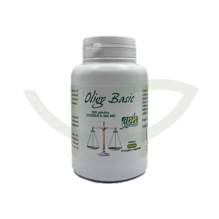 Oligo Basic bio 200 gélules 91g GPH Améliorant le tonus Maroc Avant