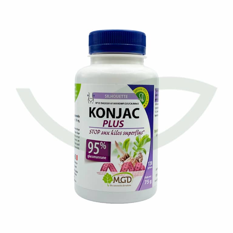 Konjac plus 120 gélules MGD Contrôle du poids Maroc Konjac plus 120 gélules MGD Contrôle du poids Maroc