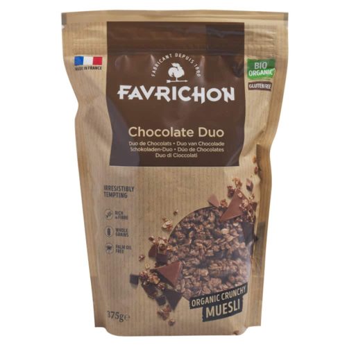 Muesli duo de chocolats 375g Favrichon Alimentation bio Maroc Muesli Duo de Chocolats 375g Favrichon Alimentation bio Maroc