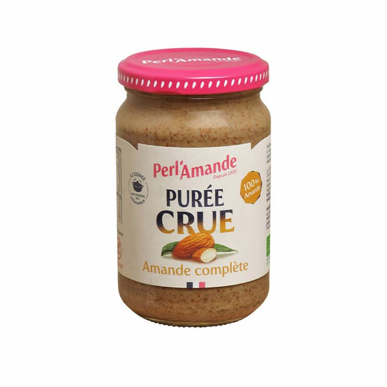 Purée d'Amande Complète 200g Perl'Amande Aliment Bio Maroc Purée d'Amande Complète 200g Perl'Amande Aliment Bio Maroc