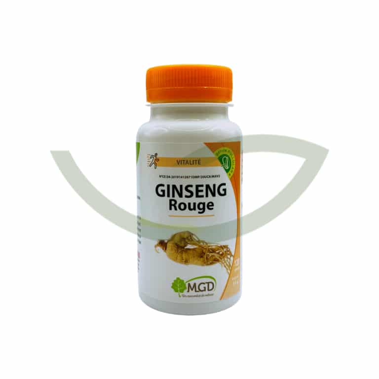 Ginseng rouge 120 gélules MGD Energie Maroc