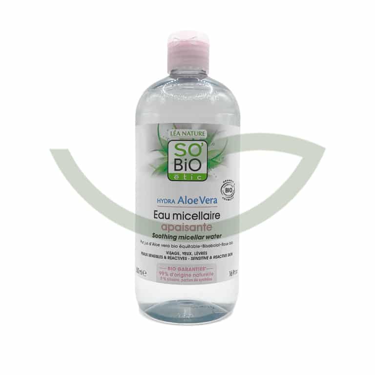 Eau Micellaire Aloe Vera 500ml So Bio Nettoyante Maroc Eau Micellaire Aloe Vera 500ml So Bio Nettoyante Maroc