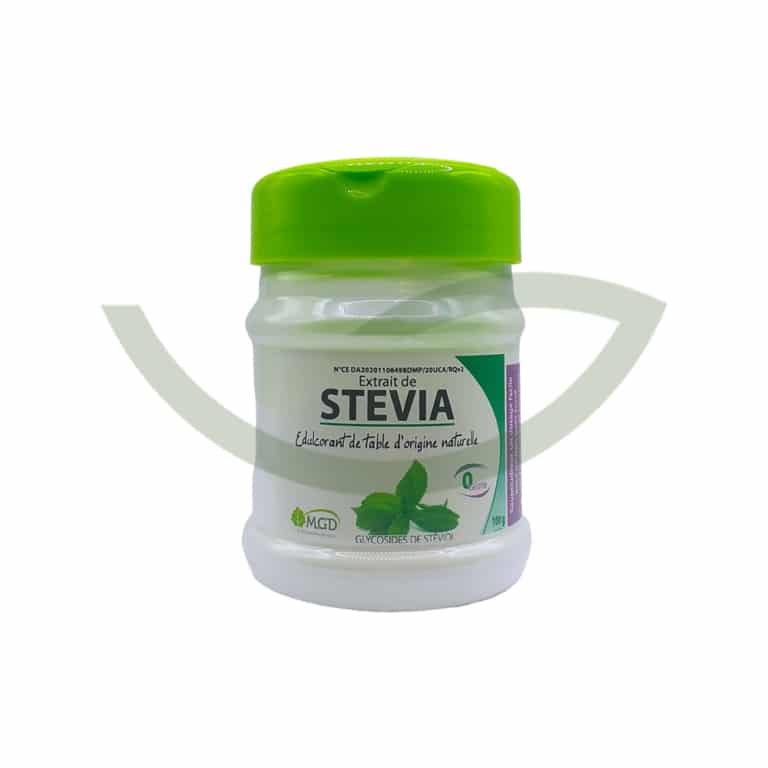 Poudre de stevia light 100G MGD Régulations taux de sucre Maroc