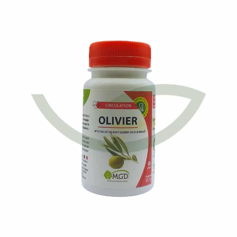 Olivier 60 gélules MGD Circulation sanguine Maroc