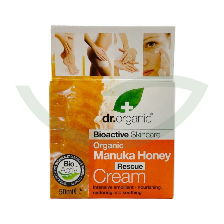 Crème concentrée manuka 50ml Dr. Organic Apaisement Maroc