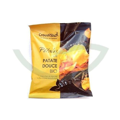 Pétales Patate Douce 70g Croustisud Chips Bio Maroc