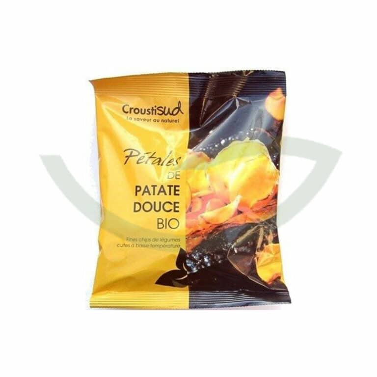 Pétales Patate Douce 70g Croustisud Chips Bio Maroc Pétales Patate Douce 70g Croustisud Chips Bio Maroc