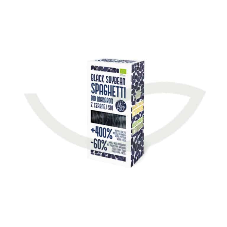 Spaghetti de soja noir 200g Diet food sans gluten Maroc