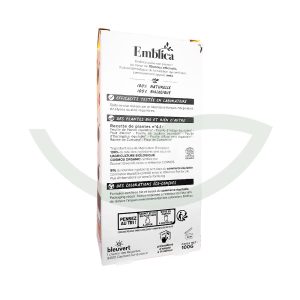 Coloration végétale châtain foncé 100g Emblica Renforce les cheveux Maroc Coloration végétale 3.0 Châtain foncé profond - 100g - Embica