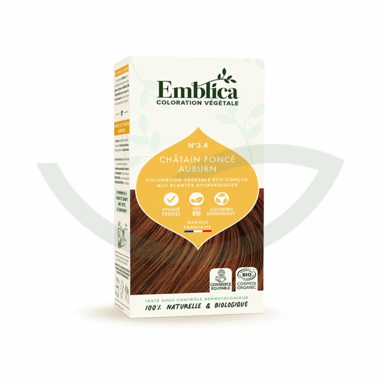 Coloration végétale châtain foncé auburn 100g Renforce les cheveux Maroc Coloration végétale châtain foncé auburn 100g Renforce les cheveux Maroc