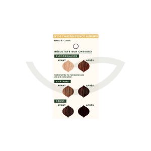 Coloration végétale châtain foncé auburn 100g Renforce les cheveux Maroc Coloration végétale châtain foncé auburn 100g Renforce les cheveux Maroc