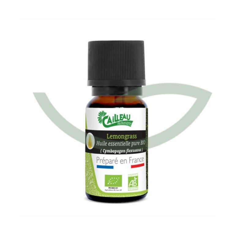 Huile Essentielle Lemongrass 10ml Cailleau Bio Maroc Huile Essentielle Lemongrass 10ml Cailleau Bio Maroc