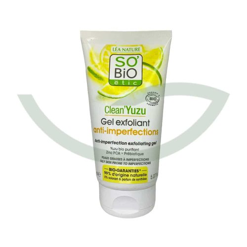 Gel Exfoliant Anti-Imperfections 150ml So Bio Soin Visage Maroc