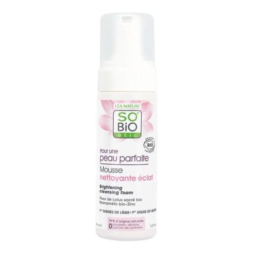 Mouse nettoyante Fleur de Lotus 150ml Soin So Bio Maroc Mouse nettoyante Fleur de Lotus 150ml Soin So Bio Maroc