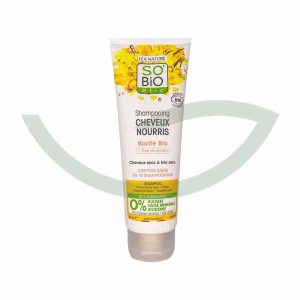 Shampoing Nourrissant au Beurre de Karité et Céramide d'Argan 250ml So Bio soin Maroc