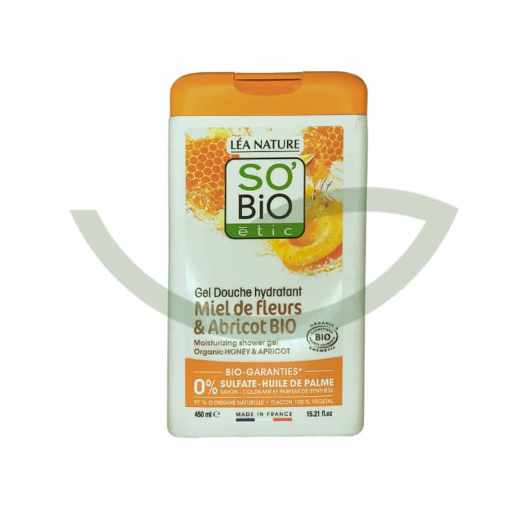 Gel Douche Miel de Fleurs et Abricot 450ml So Bio Soin Visage Maroc Gel Douche Miel de Fleurs et Abricot 450ml So Bio Soin Visage Maroc