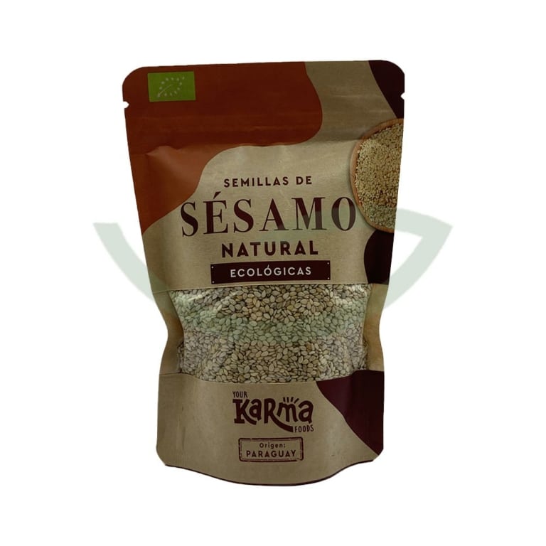 Graines de sésame 150g Karma Bio Maroc avant Graines de sésame 150g Karma Bio Maroc avant