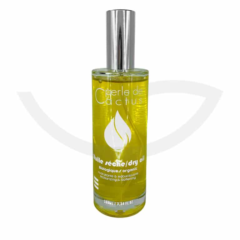 Huile Sèche Bio 100ml Perle de Cactus Hydratation Maroc