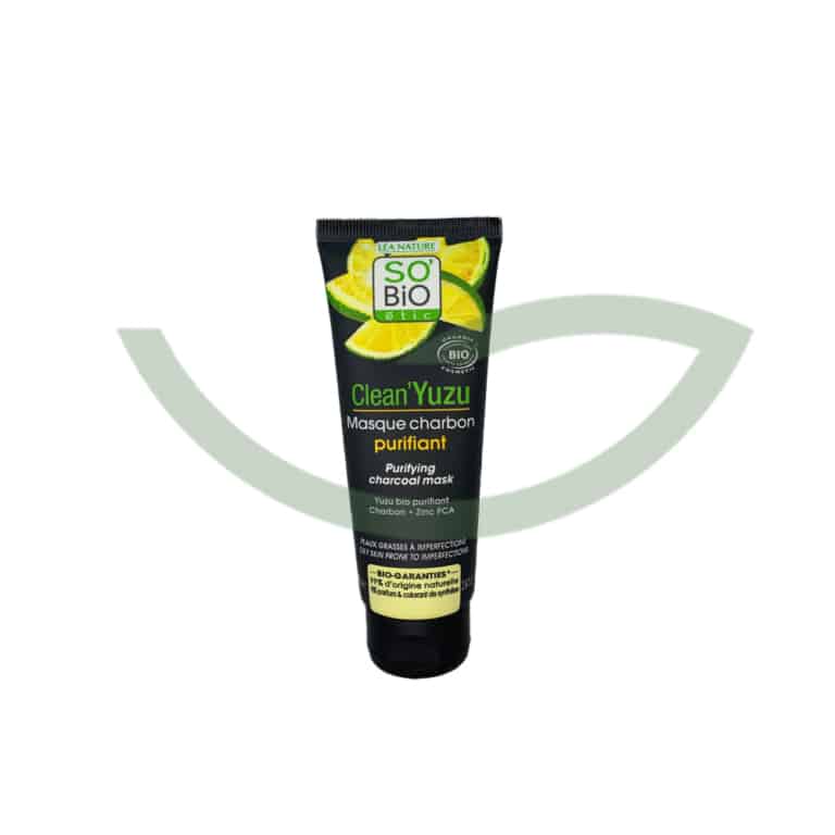 Masque Charbon Purifiant Clean Yazu 75ml So Bio Soin Maroc Masque Charbon Purifiant Clean Yazu 75ml So Bio Soin Maroc