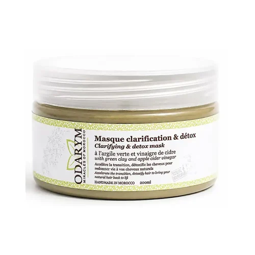 Masque Clarification et Détox 200ml Odarym soin capillaire Maroc