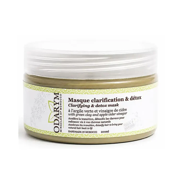 Masque Clarification et Détox 200ml Odarym soin capillaire Maroc