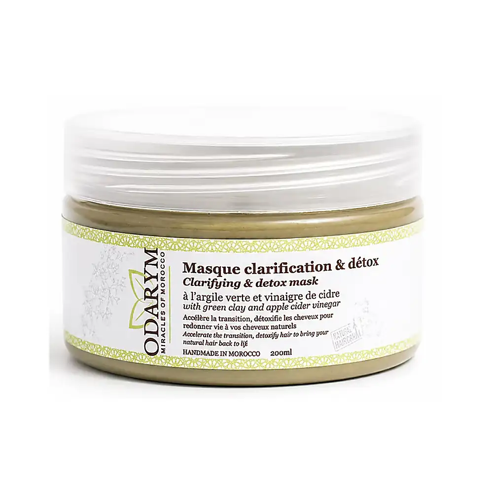 Masque Clarification et Détox 200ml Odarym soin capillaire Maroc Masque Clarification et Détox 200ml Odarym soin capillaire Maroc