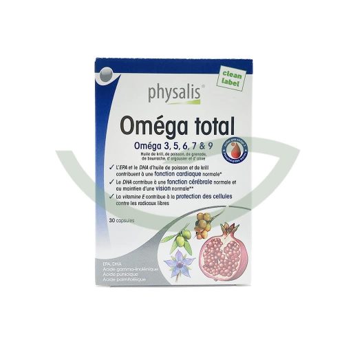 Oméga Total 30 comprimés Physalis Santé Cardiaque Maroc