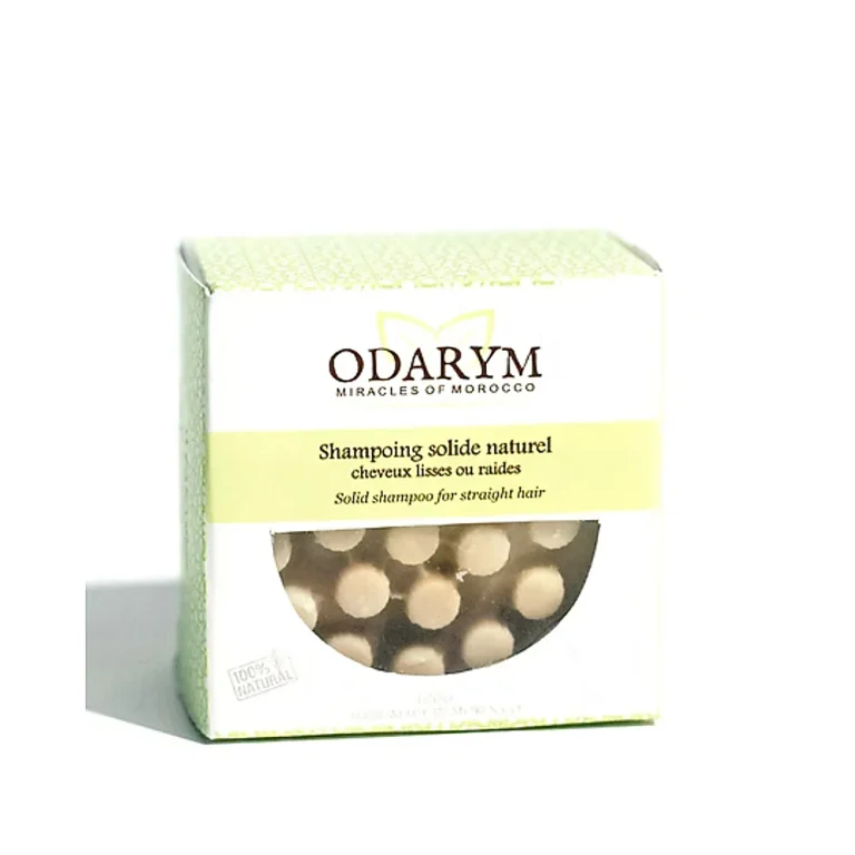 Shampoing Solide Cheveux Lisses 100g Odarym Nettoyant Maroc