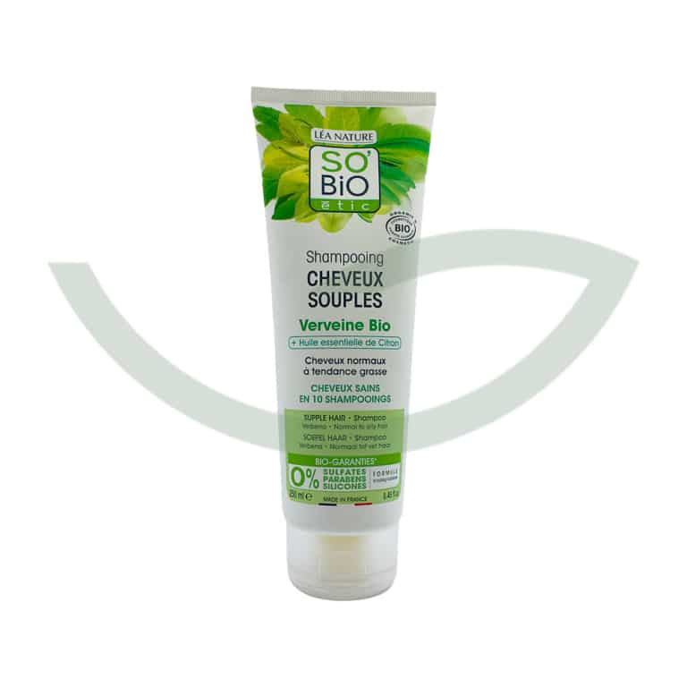 Shampoing Purifiant à la Verveine et Citron 250ml So Bio Soin Maroc Shampoing Purifiant à la Verveine et Citron 250ml So Bio Soin Maroc