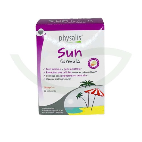 Sun Formula 30 Comprimés Physalis Protection Solaire Maroc