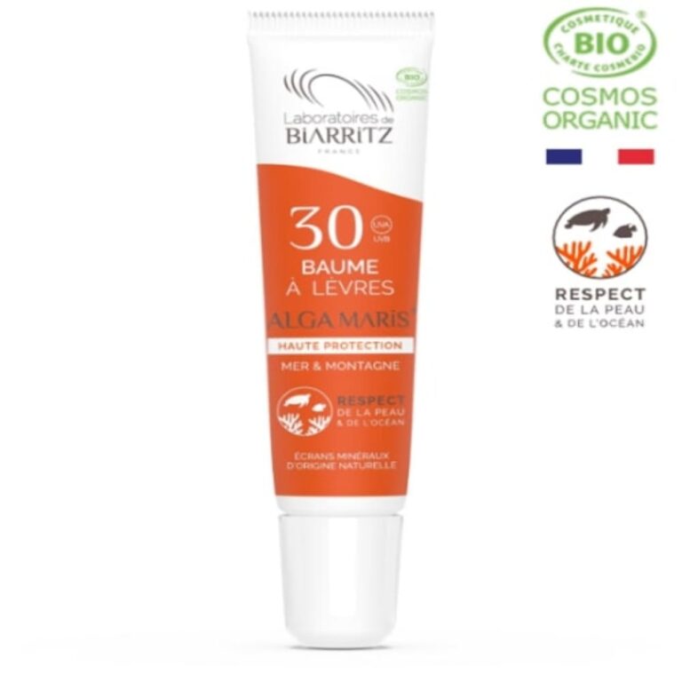 Baume à lèvres SPF30 15mL Laboratoires de Biarritz Protecteur Maroc