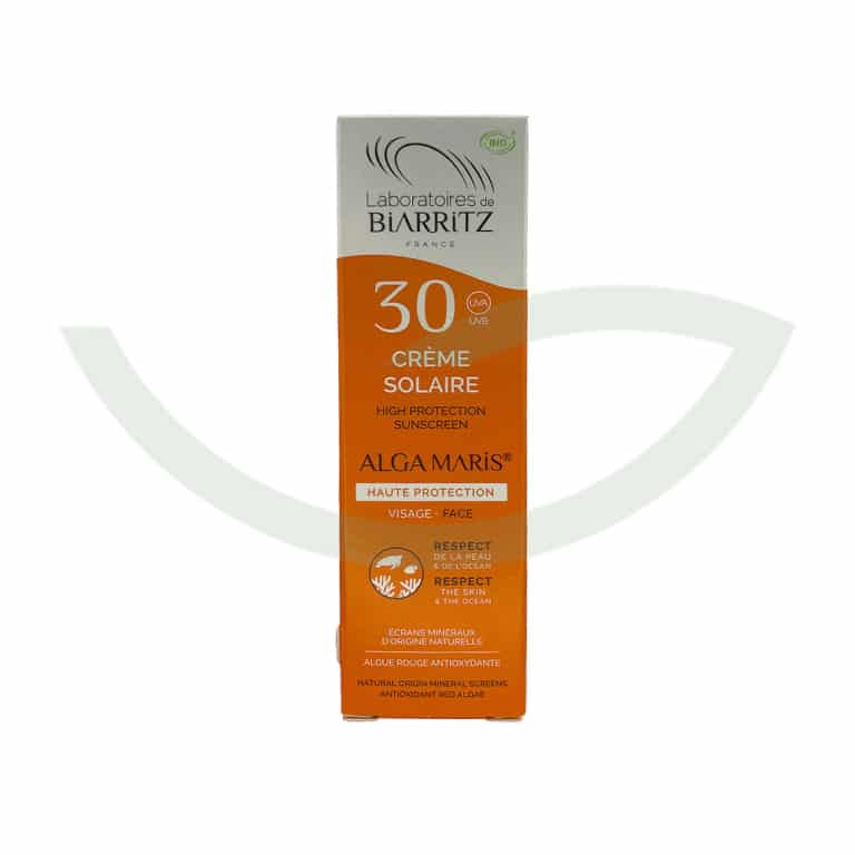 Crème solaire SPF30 50ml Laboratoires de Biarritz Protection solaire Maroc Crème solaire SPF30 50ml Laboratoires de Biarritz Protection solaire Maroc