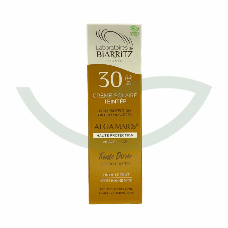 Crème solaire spf30 dorée 50ml Laboratoires de biarrite Protection solaire Maroc